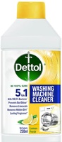 Dettol 5 in 1 Washing Machine Cleaner & Descaling Liquid for top load and front load| Lemon 250ml | Removes Limescale, Dirt and Bad odour | Kills 99.9%* Bacteria