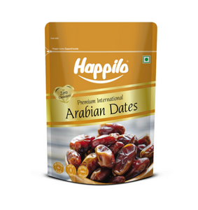 Happilo Premium Arabian dates 500g @59, omani dates 250g at ₹69 + Fre shipping 