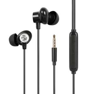 Zebronics Wired in-Ear Earphones, 10mm Neodymium Drivers