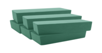 Instamart| TIED RIBBONS Foam Brick For Flower Arrangement (Green) 