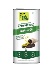 Instamart : Tata Simply Better Cold Pressed Mustard Oil 5 L 