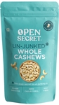 OPEN SECRET Premium Whole Kaju (1Kg)- High Protein Dry Fruit, Fasting Vrat Special Cashews with live link