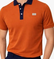 Veirdo® Men’s Polo T-Shirt Regular Fit, Half Sleeve Contrast Collar Tee, Solid Color Summer Wear, Comfortable Travel, Casual & Office Styling (Sizes S–2XL