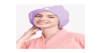 Instamart | Furnofy Microfiber Hair Wrap Towel (320GSM, Solid, Purple) 