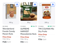 Instamart| Wonderland Foods Candy Pecan Nuts | PRICE DROP 