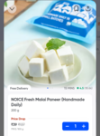 Instamart | Search NOICE | NOICE Fresh Malai Paneer (Handmade Daily) | Pav | PRICE DROP 