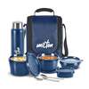 MILTON Pro Lunch Box, 3 Microwave Safe Inner Steel Containers (180 ml, 320 ml, 450 ml)