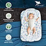 75% off || Baby mosquito net with cotton bed + zip closure + neck pillow 