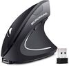 MICROWARE Rechargeable 2.4ghz Wireless Vertical Ergonomic Mouse
