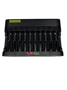 Smars Lithium ion Battery Charger 10-Slot