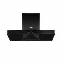 Livpure Dash 90 cm | T-Shape | 1450 m³/hr Suction | Filterless | Touch & Gesture Control | Digital Display | Low Noise | 10 Years Motor + 2 Years Comprehensive Warranty | Black

