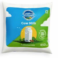 Amazon Now-Country Delight Pasteurised Cow Milk 450 Ml and other items at 50% Off