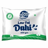 Desi farms Low Fat Dahi Pouch 400g