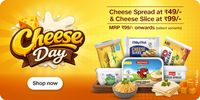 Jiomart Cheese Day : Cheese Spread at 49Rs and Cheese Slice at 99Rs (4th June)