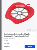  Instamart | Search Happy Kitchen , Fackelmann, Dynore Products - upto 91% Off