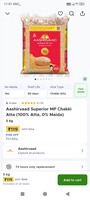 Ashirwad 5kg Atta @ 119/-