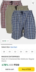 3 pcs shorts @109