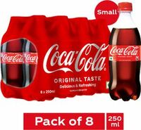 Flipkart minutes - Price Error Coca-Cola ( 8 x 250 ml ) @ ₹9