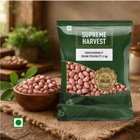 Supreme Harvest Groundnut (Raw Peanut) 1kg at ₹127 (Hyderabad Available)