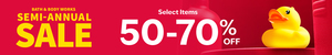Bath & Body Works- Semi Annual Sale Upto 70% Off