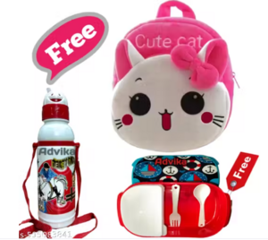 Kids School Bag Soft Plush Backpacks Cartoon Baby Boy/Girl (2-5 Years)