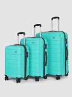 Teakwood india set of 3 360° Rotation hard Sided trolley Bag 191L