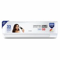 Cruise 2 Ton 3 Star, New star rated,Inverter Split AC with 7-Stage Air Filtration (Copper, Convertible 4-in-1, Fast Cooling at 52 °C, PM 2.5 Filter, Anti-Rust Tech, CWCVBM-VQ1D243 White)