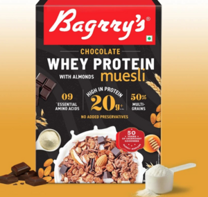 Minutes : Bagrry’s Chocolate Whey Protein Muesli 500g