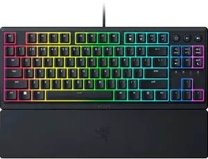 Razer Ornata V3 Tenkeyless - Low Profile Gaming Mechanical Membrane Wired Keyboard-