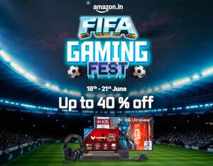 Amazon - Upto 40% Off  Fifa Gaming Fest [ June 18 - 21] + Bank Offers