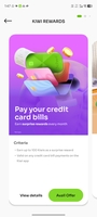 Rs. 3 cashback (minimum) for Rs. 100 cc bill payment