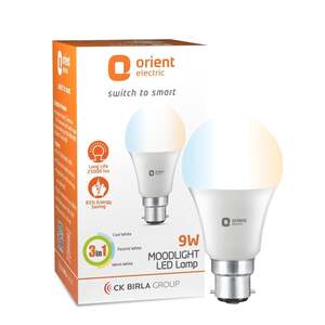 Orient Electric Eternal Shine Moodlight 9W CCT LED Bulb Pack of 10