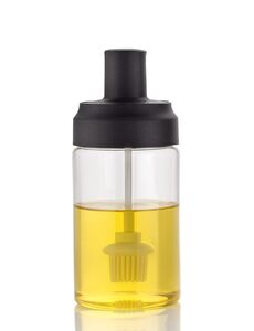Oil Bottle with Brush for Cooking - 325ml Heat Resistant Oil Dispenser