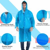 artflow multi colour pvc men long raincoat Pack of 1