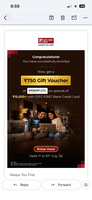 750 Amazon gift card (agc) on spending 15k* with idfc credit card
