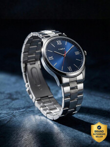 TIMEX Blue Dial Stainless Steel Analog Watch  - For Men TW0TG7304