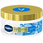 Vaseline Light Hydrate Gel Body Crème With Hyaluronic Acid & Vitamin C, 180 g