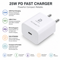 25 Watt Type-C Charger Adapter | PD 3.0 Charging | iOS compatible