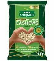 Tata Sampann 100% Pure Premium Whole Cashews/Kaju 1kg (location specific)