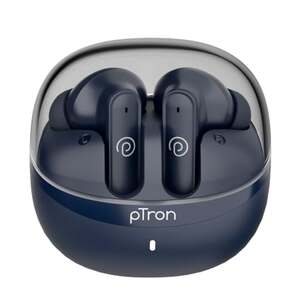 pTron Bassbuds Indie in-Ear TWS Earbuds w/ 10mm Drivers, 45Hrs Playtime