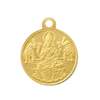 Bangalore Refinery 2 Gram Round Lakshmi 24k (999) Gold Pendant
