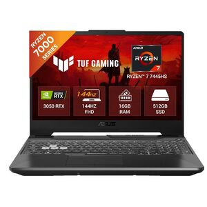 ASUS TUF A15 (2025), AMD Ryzen 7 7445HS,RTX 3050-4GB,75W TGP,16GB DDR5, Gaming Laptop