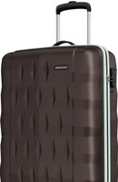 Aristocrat unisex comet dark brown small hand luggage trolly bag with 8wheels