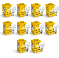 Jaquar 12 W Basic Standard B22 LED Bulb (White, Pack of 10)