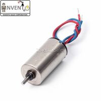 Invento 4pcs 3.7V 7x17mm 717 Micro Coreless High Speed 55000 RPM Motor Tiny Toy Drones