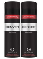 Digihaat Crazy Deal! Denver Black Code Talcum Powder (Pack of 2) @ ₹49 Only | 75% OFF