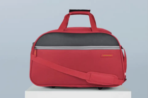 ARISTOCRAT 41 L Hand Duffel Bag - Enigma 52 CM Polyester Softsided Cabin size 2Wheels Duffle Bag - Red - Red - Large Capacity