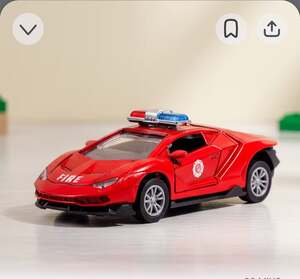 LOOT : Lamborghini Fire Car 1:32 Diecast