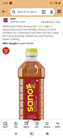 Sano Kachi ghani Mustard Oil (1litre bottle)