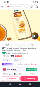 Joy bodylotion 750ml